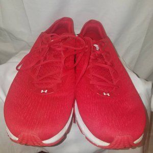 Under Armour Men’s UA Team HOVR Sonic 3 Running Shoes Red/White